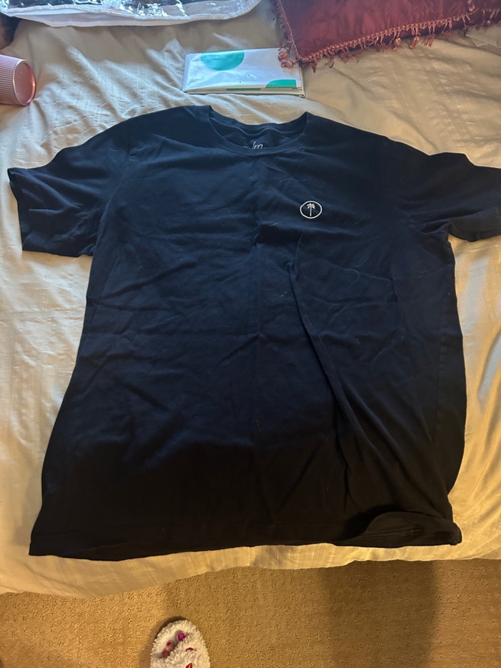 Palm Men's Black Short-Sleeve Tee with Small Palm Emblem